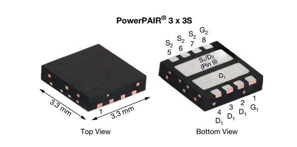 Vishay / Siliconix SiZ254DT Dual N-Channel 70V (D-S) MOSFETs